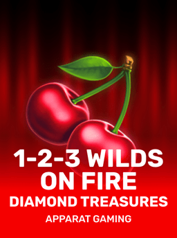 1-2-3 Wilds on Fire - Diamond Treasures - Apparat Gaming