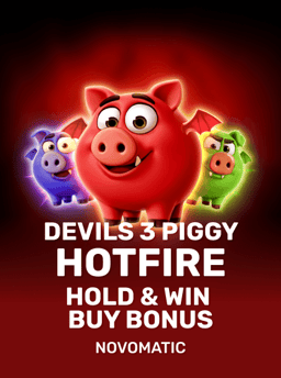 Devils 3 Piggy Hotfire Hold & Win Buy Bonus - Novomatic
