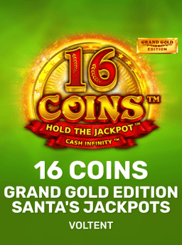 16 Coins Grand Gold Edition Santa's Jackpots - VoltEnt